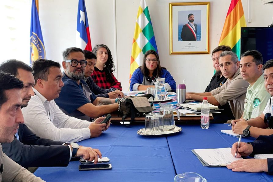 Delegada Provincial del Tamarugal sostiene reunión de coordinación y seguridad por eventos masivos de Fiestas Patrias 2023