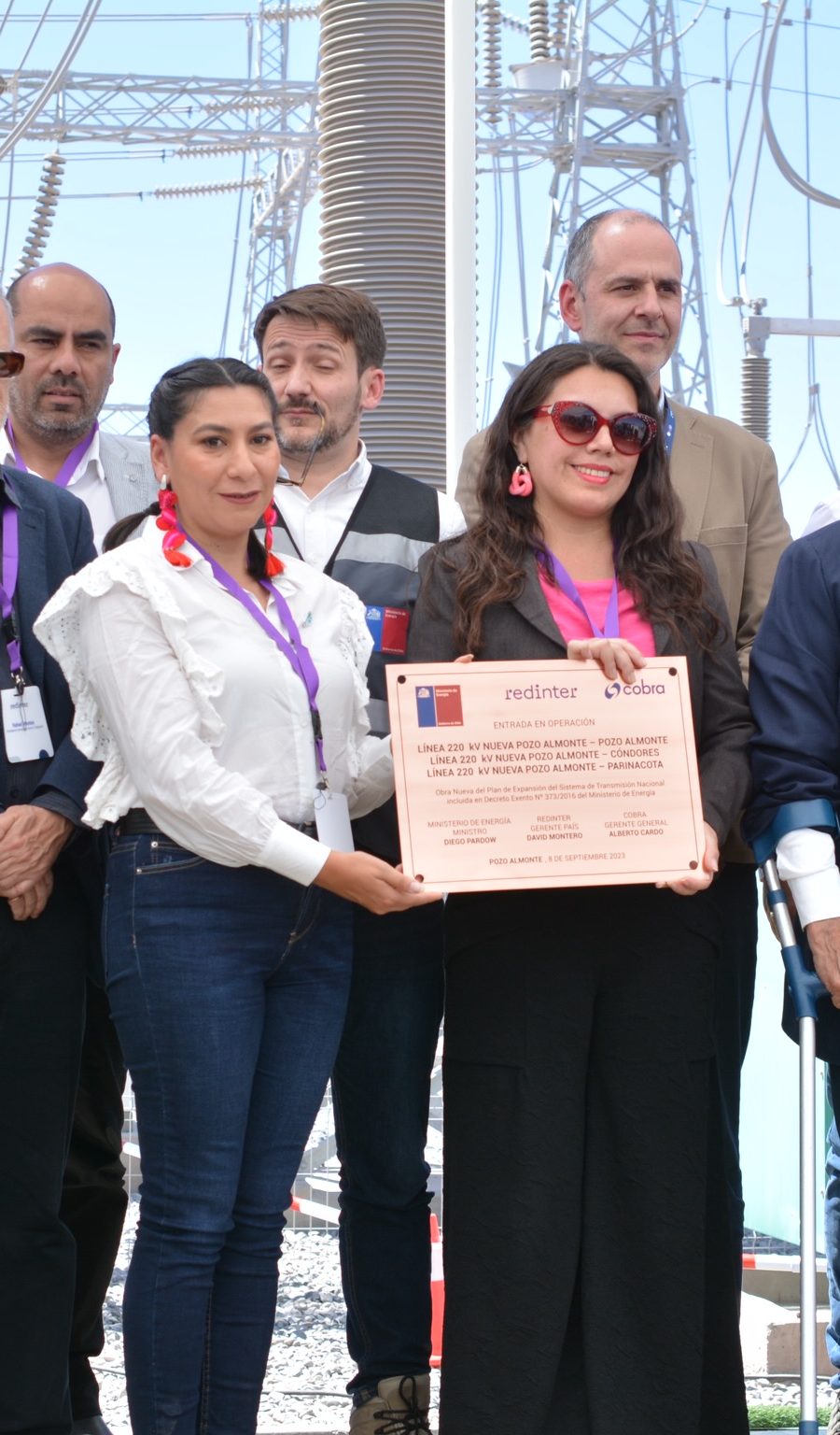 Inauguración Proyecto  de Red Eléctrica  Nueva Pozo Almonte. 