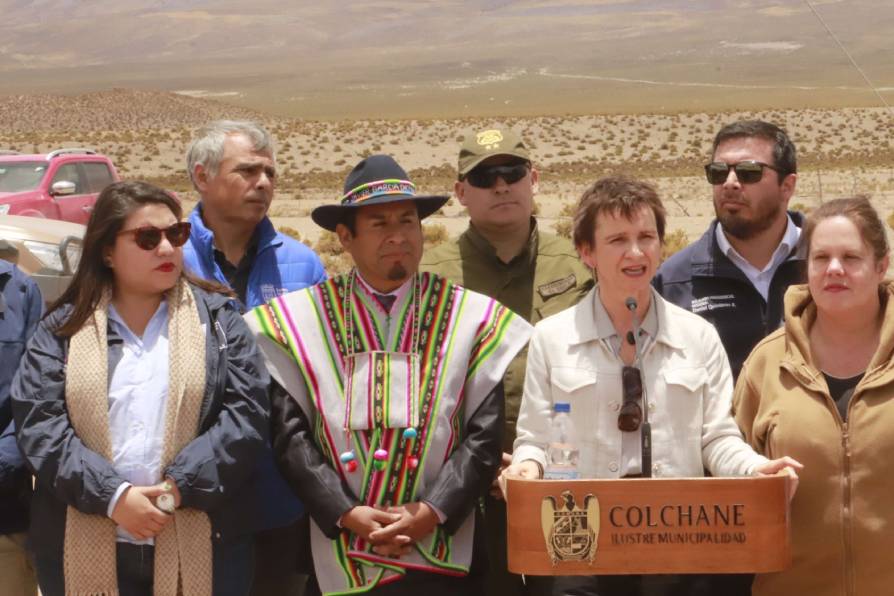 Vicepresidenta Carolina Tohá y ministra de Defensa, Maya Fernández, inauguran nuevos Puestos de Observación Fronteriza (POF) en Colchane