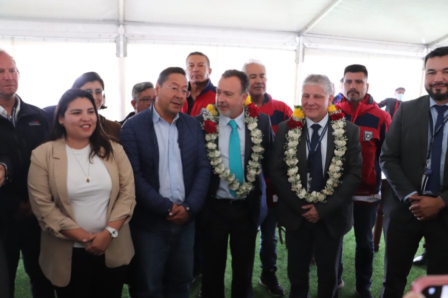 Presidente de Bolivia inaugura infraestructura mejorada de Complejo Fronterizo de Pisiga integrado con Colchane