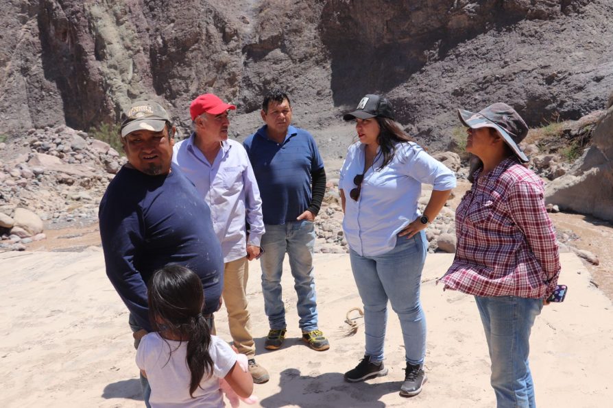 Autoridades visitan sectores afectados por lluvias estivales en Huaviña