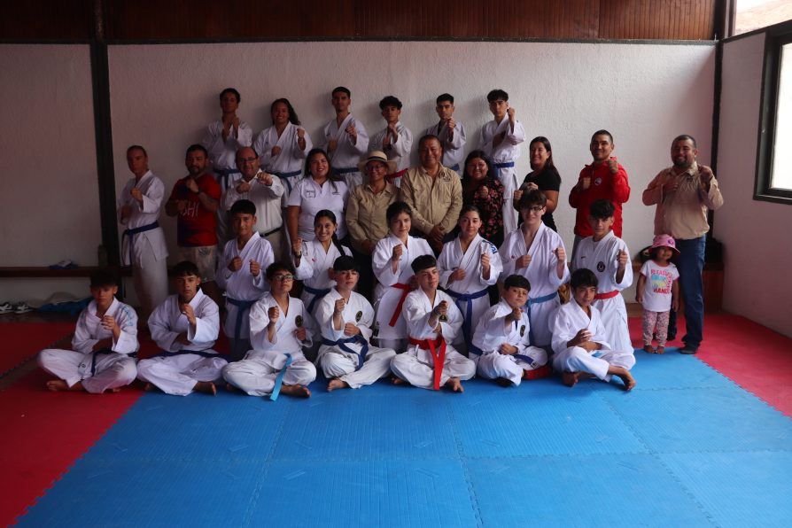 Realizan inédito campamento de karate en Huasquiña con deportistas de todo Chile