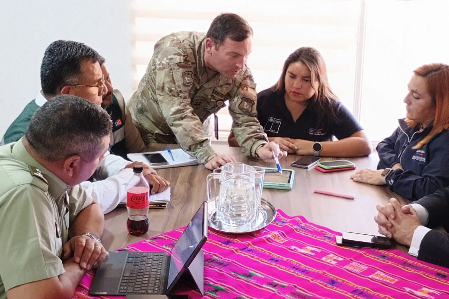 Autoridades refuerzan coordinación en seguridad fronteriza en la Provincia del Tamarugal