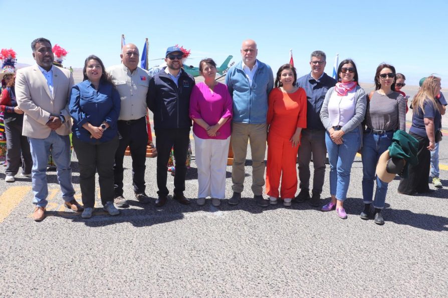 Ministro Elizalde entrega obras de conservación del Aeródromo de Pozo Almonte y destaca inversiones para enfrentar emergencias