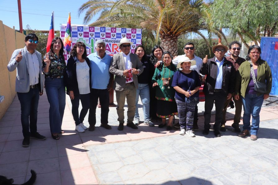 MINVU y comunidad de Huara dan inicio a obras de servicios higiénicos públicos en la Plaza “31 de Octubre”